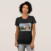ボルゾイ・アート・ギフト Tシャツ (正面フル)