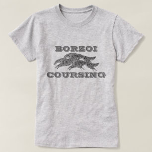 ボルゾイ・コースィングTシャツ Tシャツ