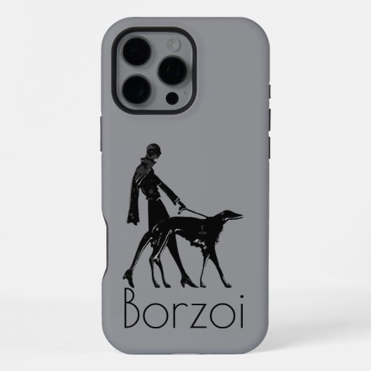 ボルゾイ iPhoneケース (裏面)