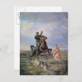 ボルゾワの猟師， 1872 ポストカード (正面/裏面)