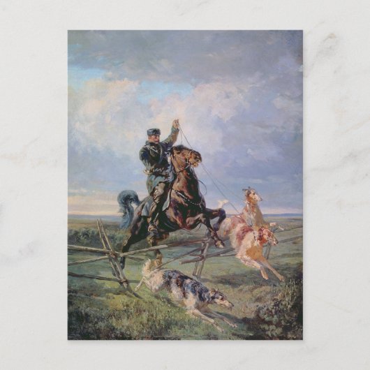 ボルゾワの猟師， 1872 ポストカード (正面)