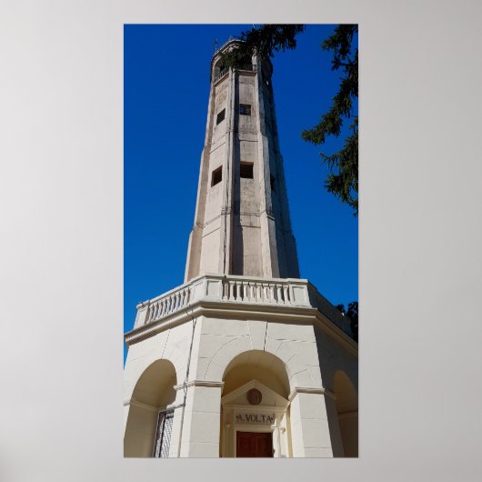 ボルタライトハウスブルナートレイクコモイタリア ポスター (正面)