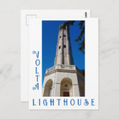 ボルタライトハウスブルナートレイクコモイタリア ポストカード (正面/裏面)