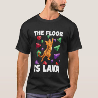 ボルダリングとインドアロッククライミング、クライマーとボルダー Tシャツ