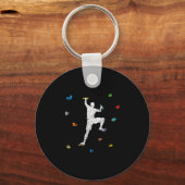 ボルダリングウォールクライマーギフトアイディア キーホルダー (正面)