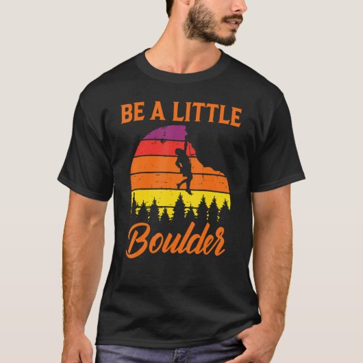 ボルダリングベアトリートメント大きい石 Tシャツ (正面)