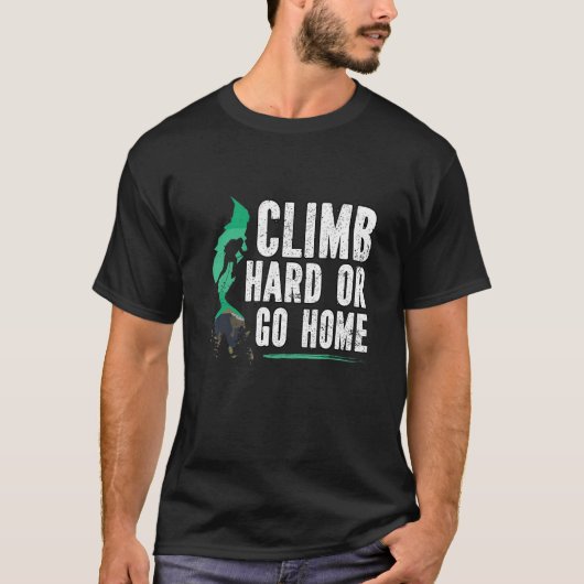 ボルダリングマウンテン登山 Tシャツ (正面)