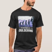 ボルダリング中が最高 Tシャツ (正面)
