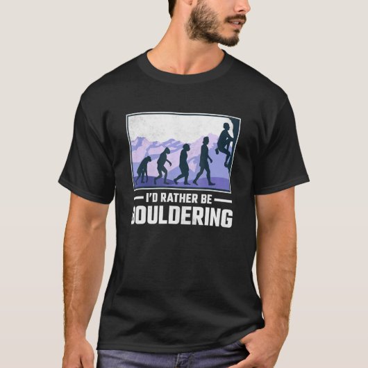 ボルダリング中が最高 Tシャツ (正面)