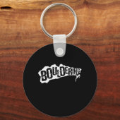 ボルダリング過激派 キーホルダー (正面)