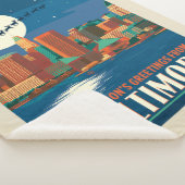 ボルチモアからの季節の挨拶 シェルパブランケット (3/4)