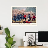 ボルチモアでのボランティア通り戦1861 ポスター (ホームオフィス)