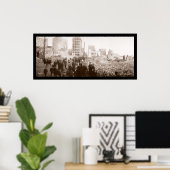 ボルチモアでの火災MD写真1904 ポスター (ホームオフィス)