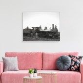 ボルチモアとオハイオ鉄道エンジン# 932 キャンバスプリント (インサイチュ (リビング))