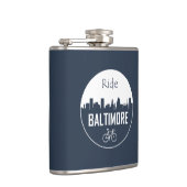 ボルチモアに乗る フラスク (右)