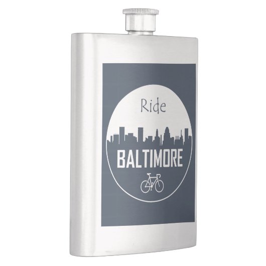 ボルチモアに乗る フラスク (右)