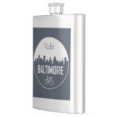 ボルチモアに乗る フラスク (左)