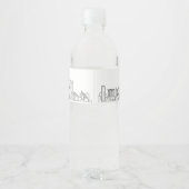 ボルチモアのスカイライン |ウェルカムメッセージ ペットボトルラベル (裏面)