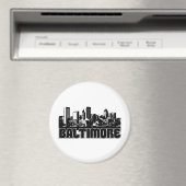 ボルチモアのスカイライン マグネット (インサイチュ (食洗機))