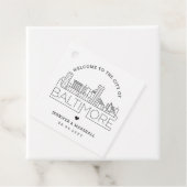 ボルチモアのスカイライン |結婚の歓迎 フェイバータグ (インサイチュ)