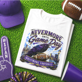 ボルチモアのフットボールファンに捧ぐ ゲームデー Tシャツ
