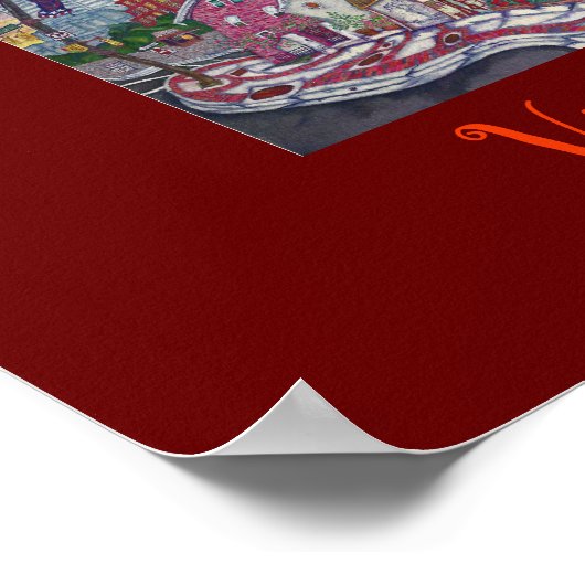 ボルチモアのリトルイタリアのポスター ポスター (角)