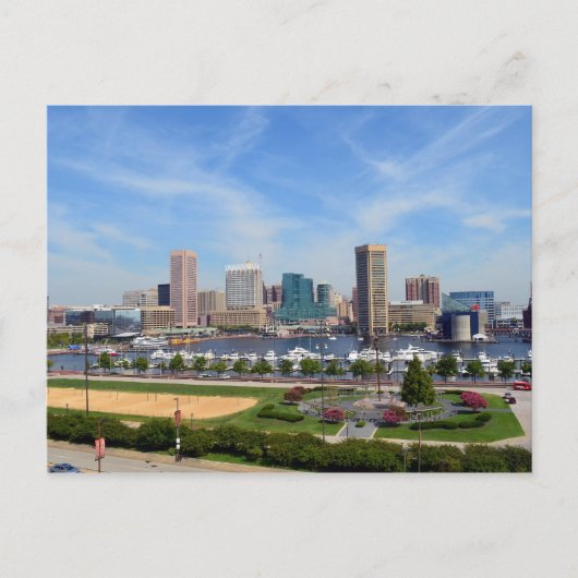 ボルチモアの内港 ポストカード (正面)