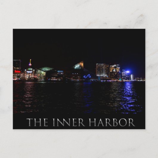 ボルチモアの内港 ポストカード (正面)