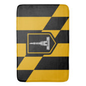 ボルチモアの旗を持つ大きなバスマット バスマット (正面縦)