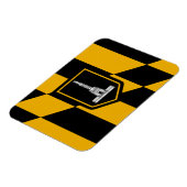 ボルチモアの旗を持つ柔軟なフォトマグネット マグネット (左側)