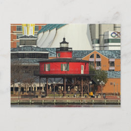 ボルチモアインナーハーバーセブン足ノールライトハウス ポストカード