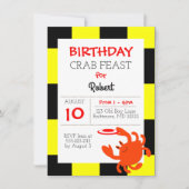 ボルチモアカニ航海のすべての行事招待状 招待状 (正面)