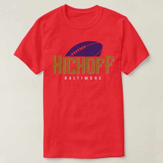 ボルチモアチームキックオフ8 Tシャツ (デザイン正面)