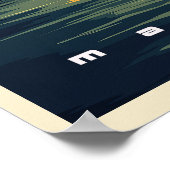 ボルチモアレトロ旅行 ポスター (角)