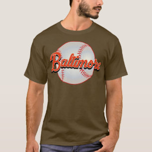 ボルチモアヴィンテージ野球チームギフト Tシャツ