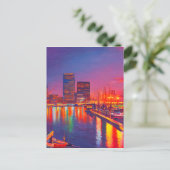 ボルチモア内港アットナイト ポストカード (スタンド正面)