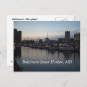 ボルチモア内港アットナイト ポストカード (正面/裏面)