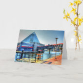 ボルチモア内港グリーティングカード カード (黄色い花)