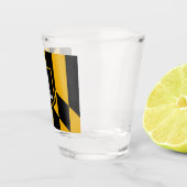 ボルチモア国旗と愛国的なショットグラス ショットグラス (右)