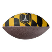 ボルチモア国旗を持つ愛国的なアメリカンフットボール アメリカンフットボール (回転270)