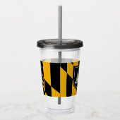 ボルチモア国旗を掲げた愛国的なアクリル製タンブラー アクリルタンブラー (右)