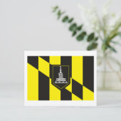 ボルチモア国旗 ポストカード (スタンド正面)