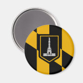 ボルチモア国旗 マグネット (正面/裏面)