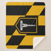 ボルチモア国旗（メリーランド、米国） シェルパブランケット (正面)