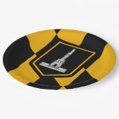 ボルチモア国旗（メリーランド、米国） ペーパープレート (アングル)