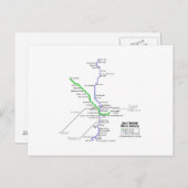 ボルチモア地下鉄 ポストカード (正面/裏面)