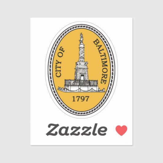 ボルチモア市印章 シール (シート)