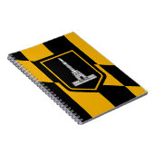 ボルチモア市旗を掲げたノート ノートブック (右側)