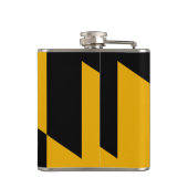 ボルチモア市旗を掲げる愛国的なフラスコ フラスク (裏面)