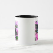 ボルチモア市松模様にタチョウ マグカップ (中央)